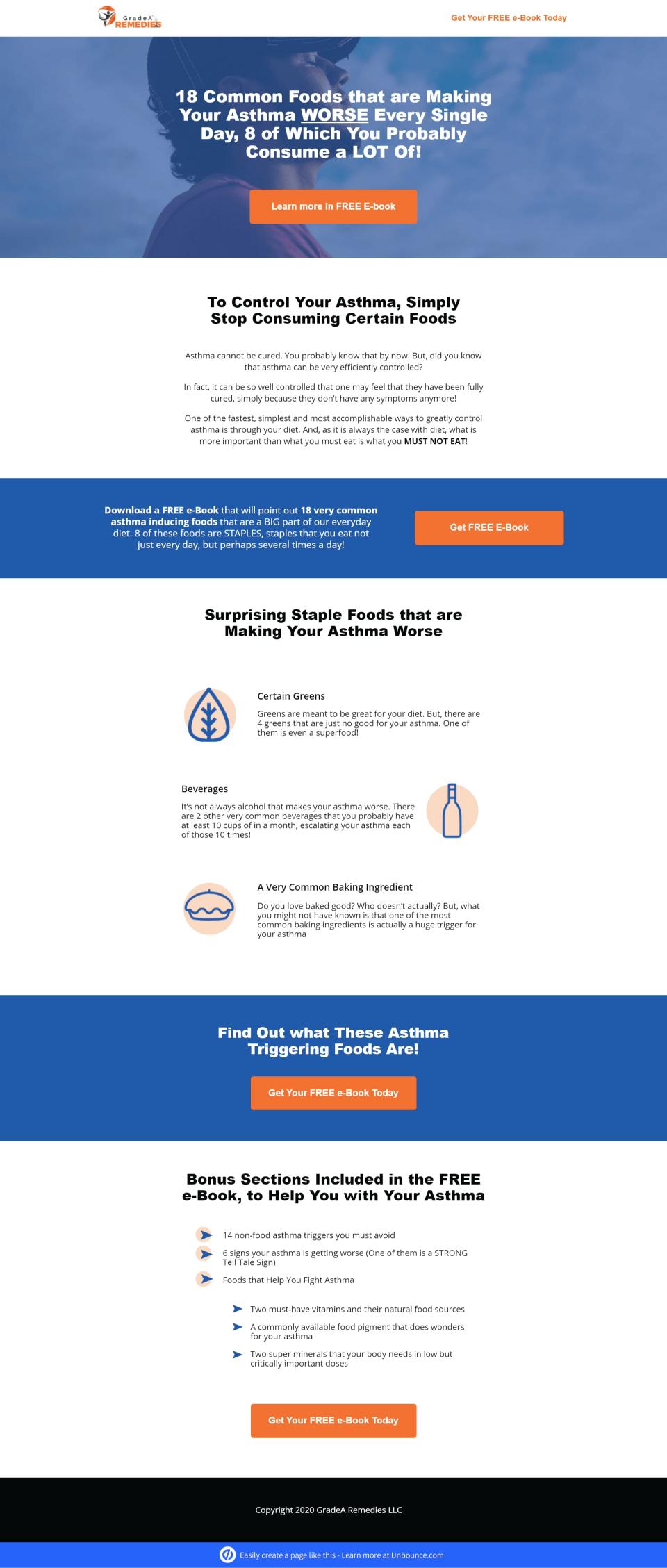 Grade A Remedies — health landing page